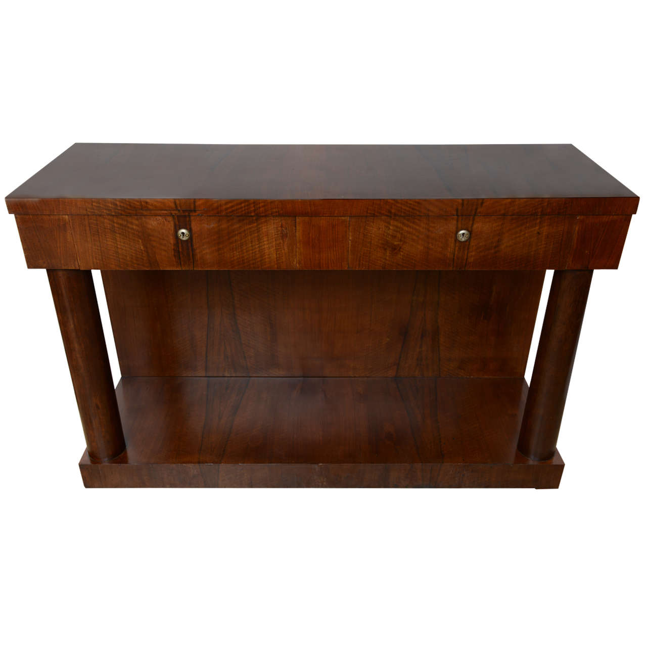 Empire Console/ Server with Two Drawers, Circa 1900 For Sale