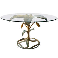 Gilded Lily Entry Table by Arthur Court