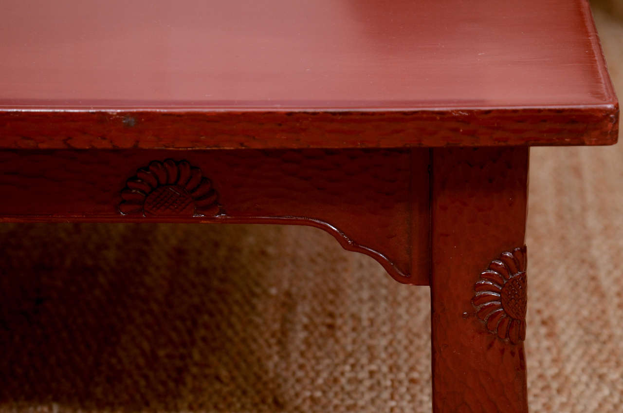 Fine Japanese Early Showa Lacquered Low Table 2