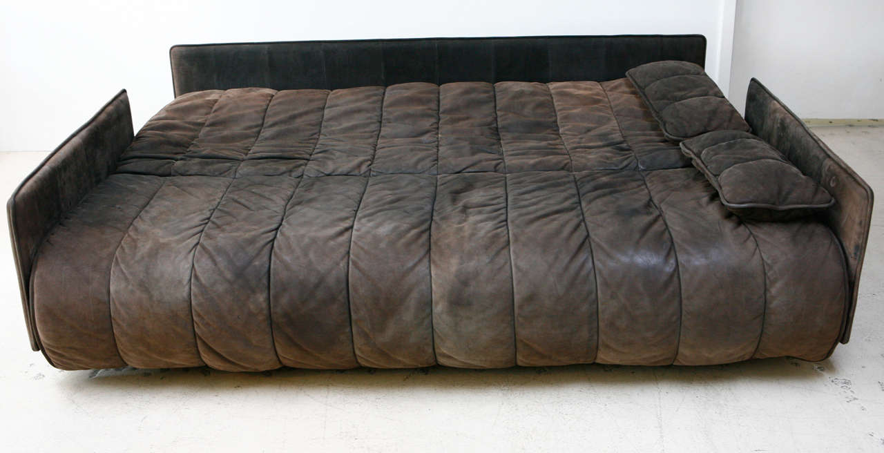 De Sede Convertible Leather Sofa 2