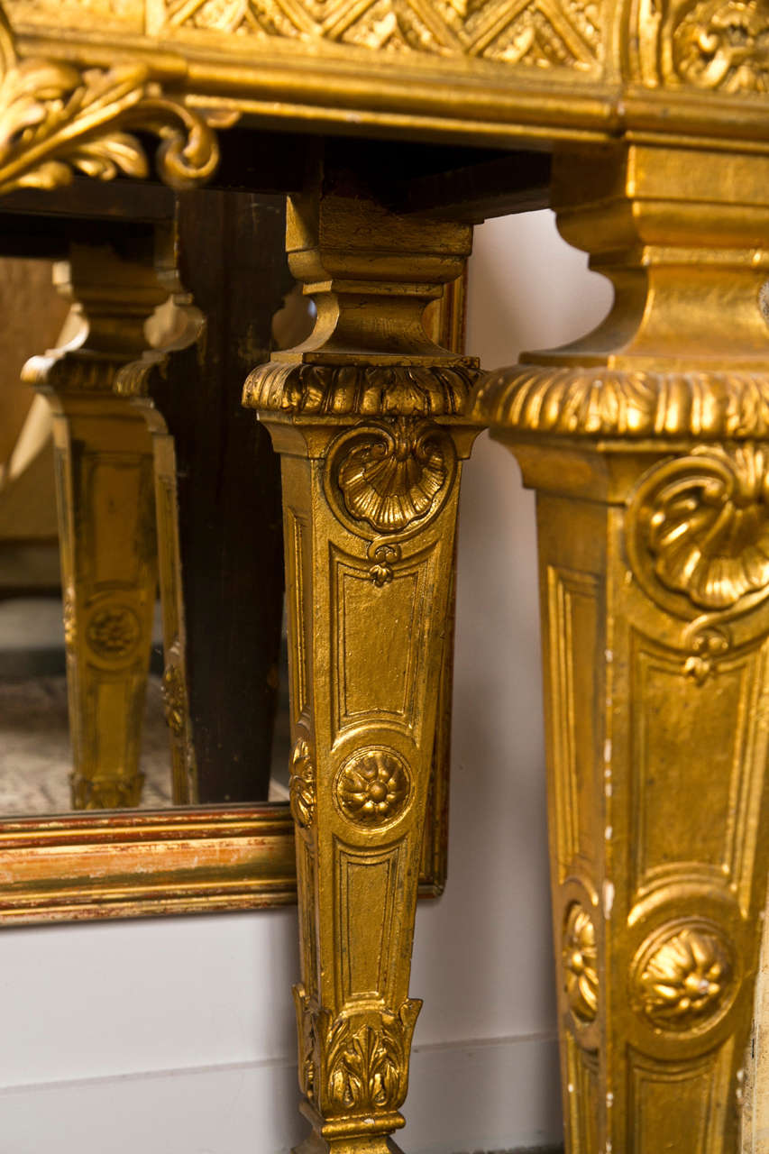 French Gilt Wood Console, C.1880- 1900 3