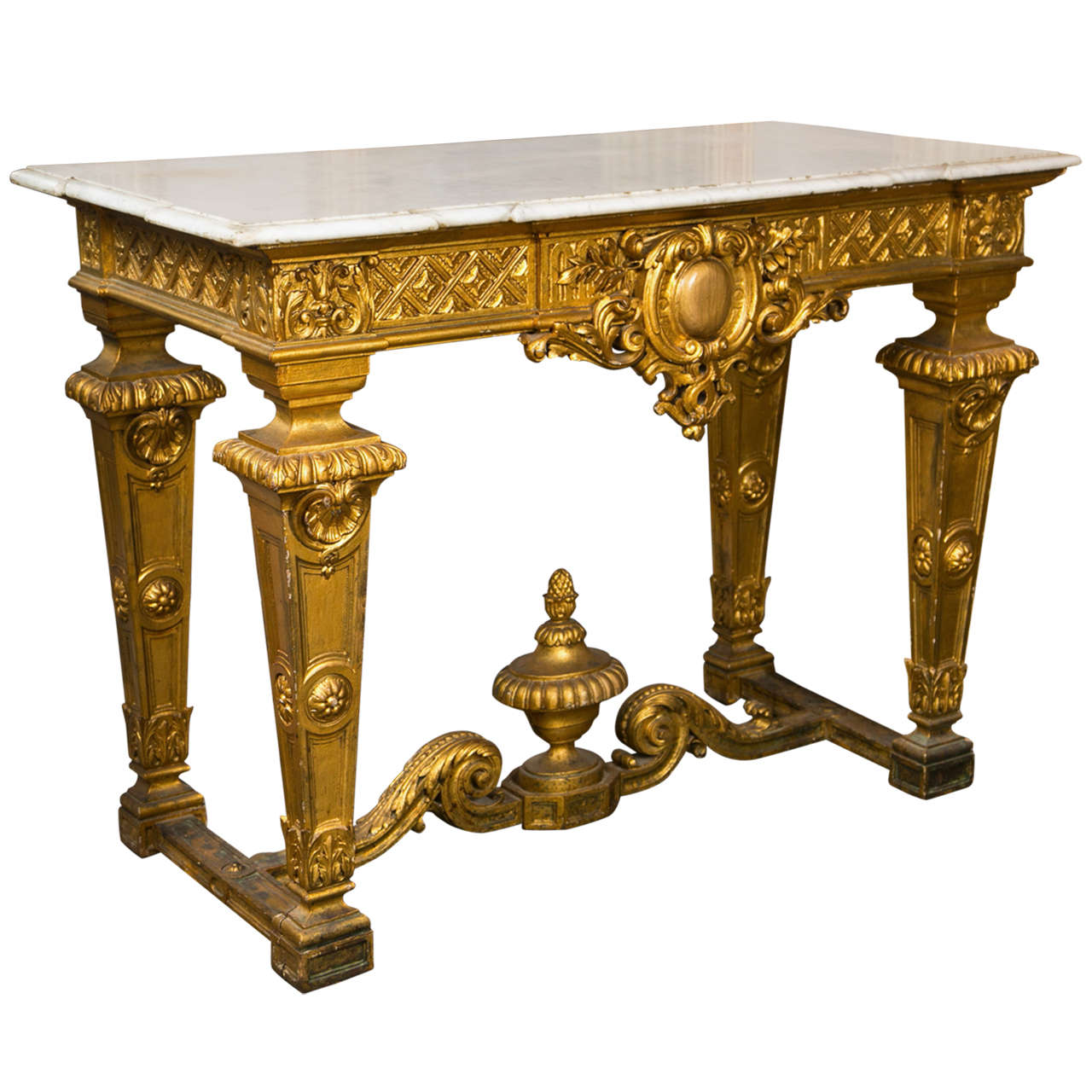French Gilt Wood Console, C.1880- 1900