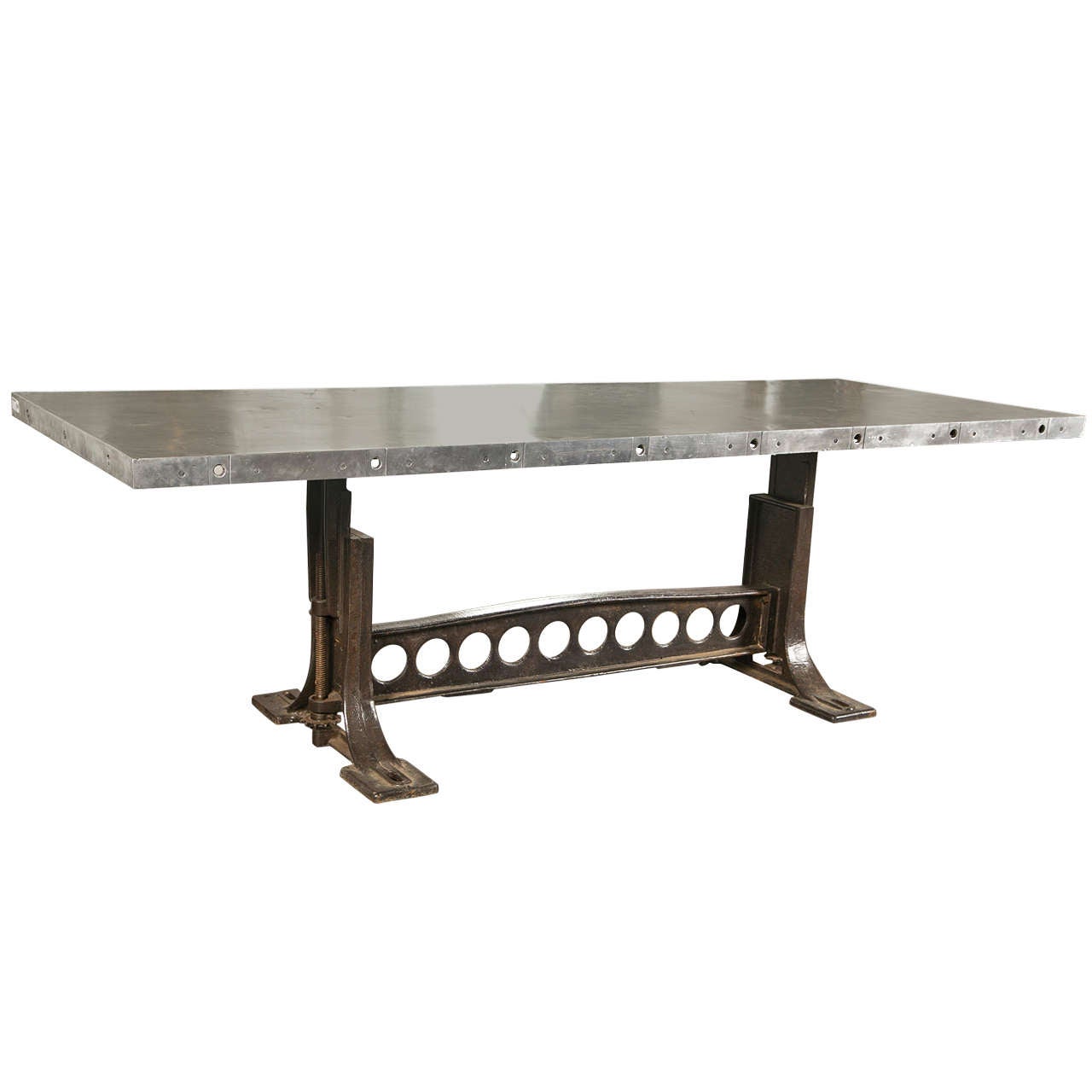 Industrial Style Dining Table at 1stDibs industrial style dining