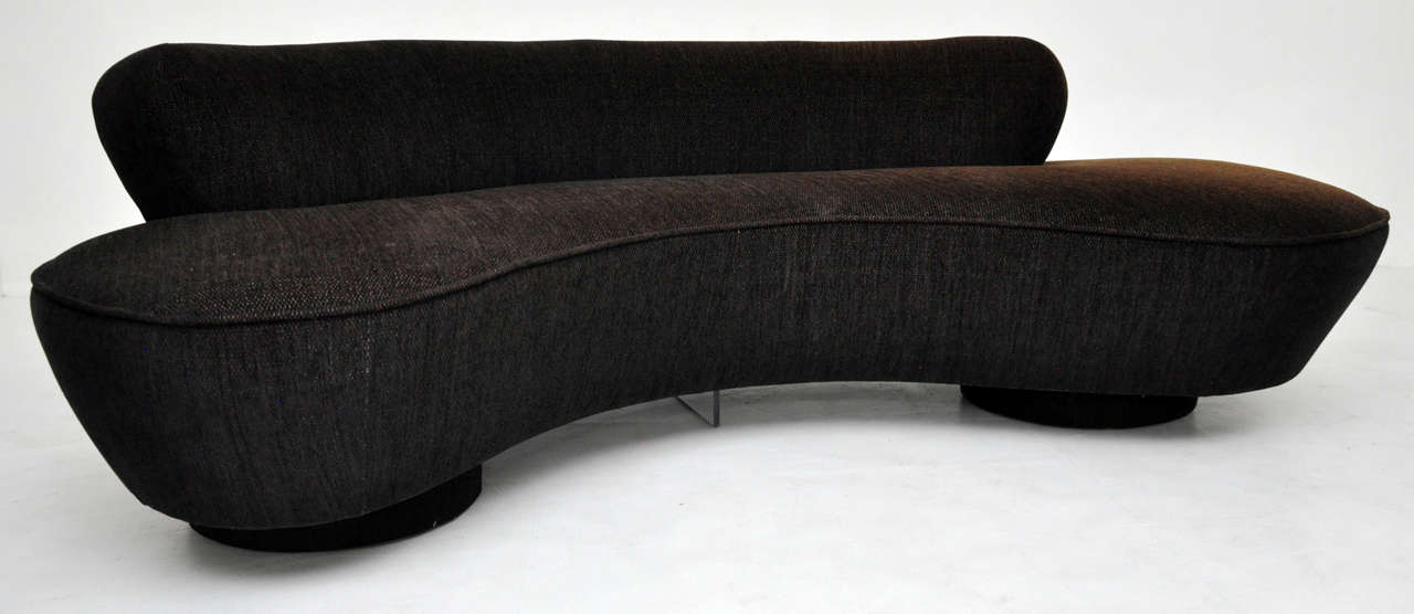 Late 20th Century Vladimir Kagan Serpentine Sofa
