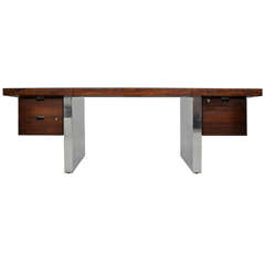 Used Dunbar Rosewood Executive Desk