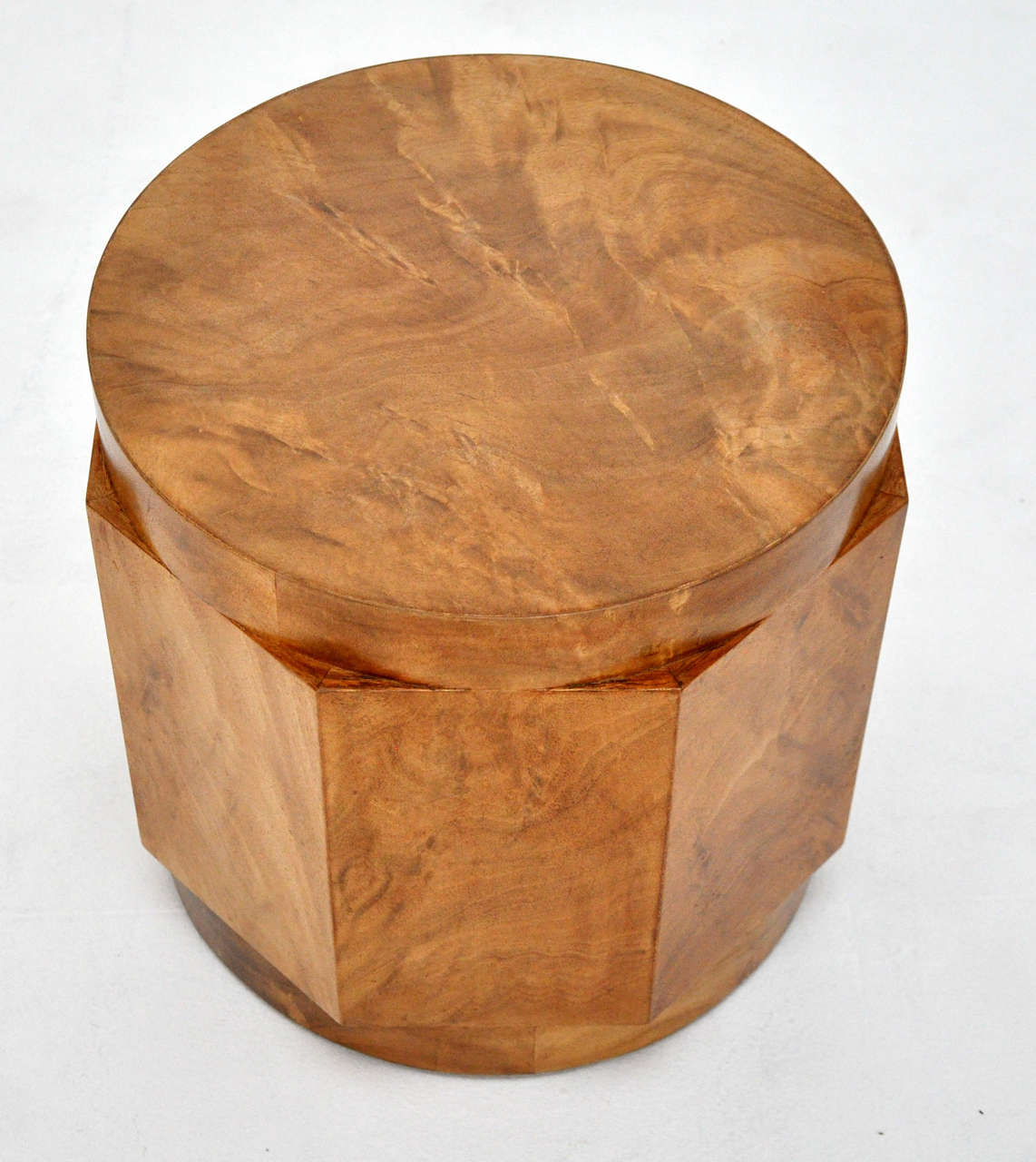 American Dunbar Burl Wood Side Table
