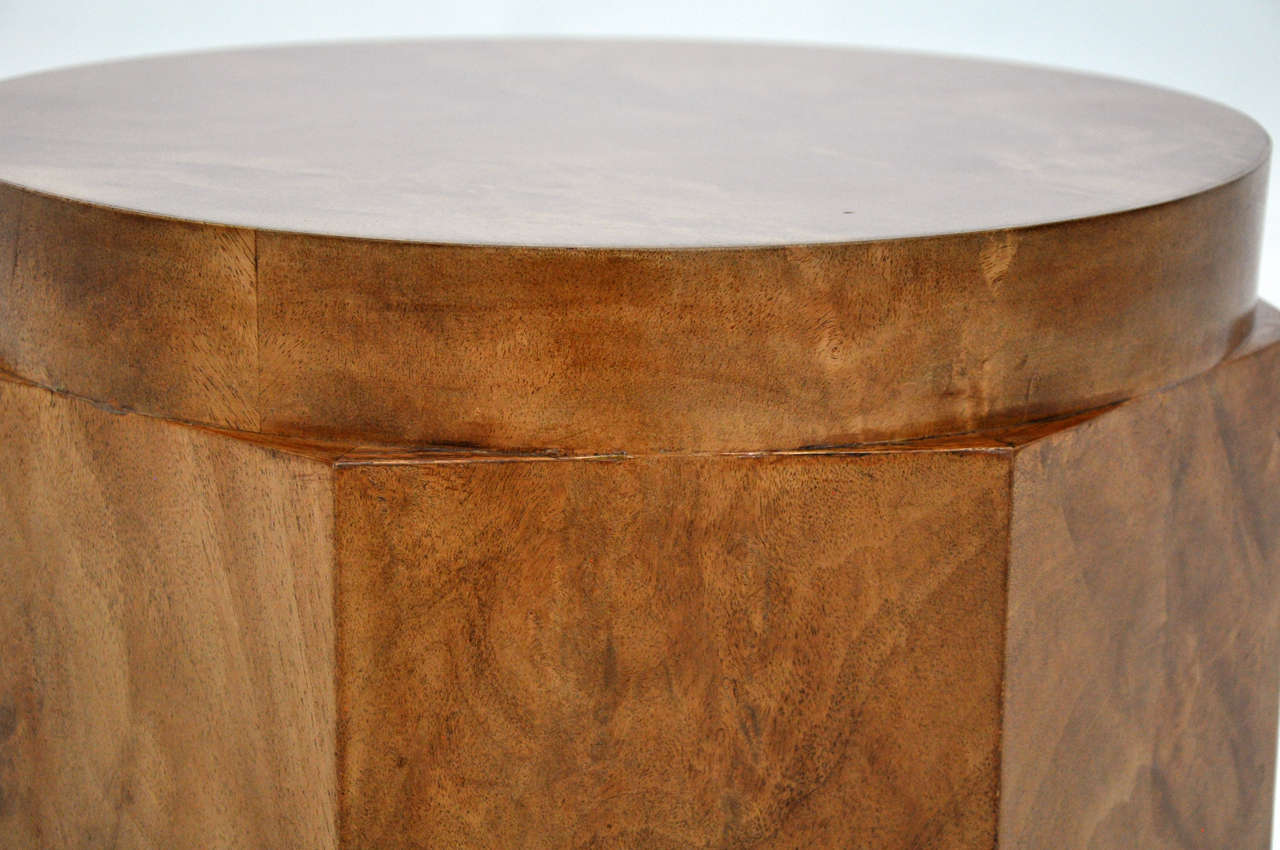 Dunbar Burl Wood Side Table In Excellent Condition In Chicago, IL