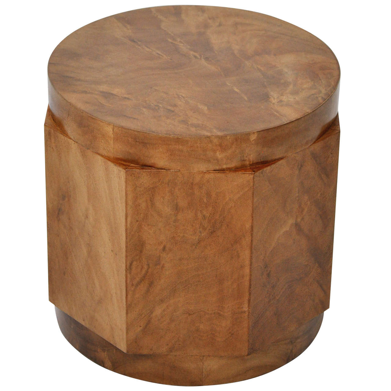 Dunbar Burl Wood Side Table