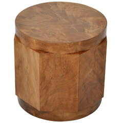 Dunbar Burl Wood Side Table