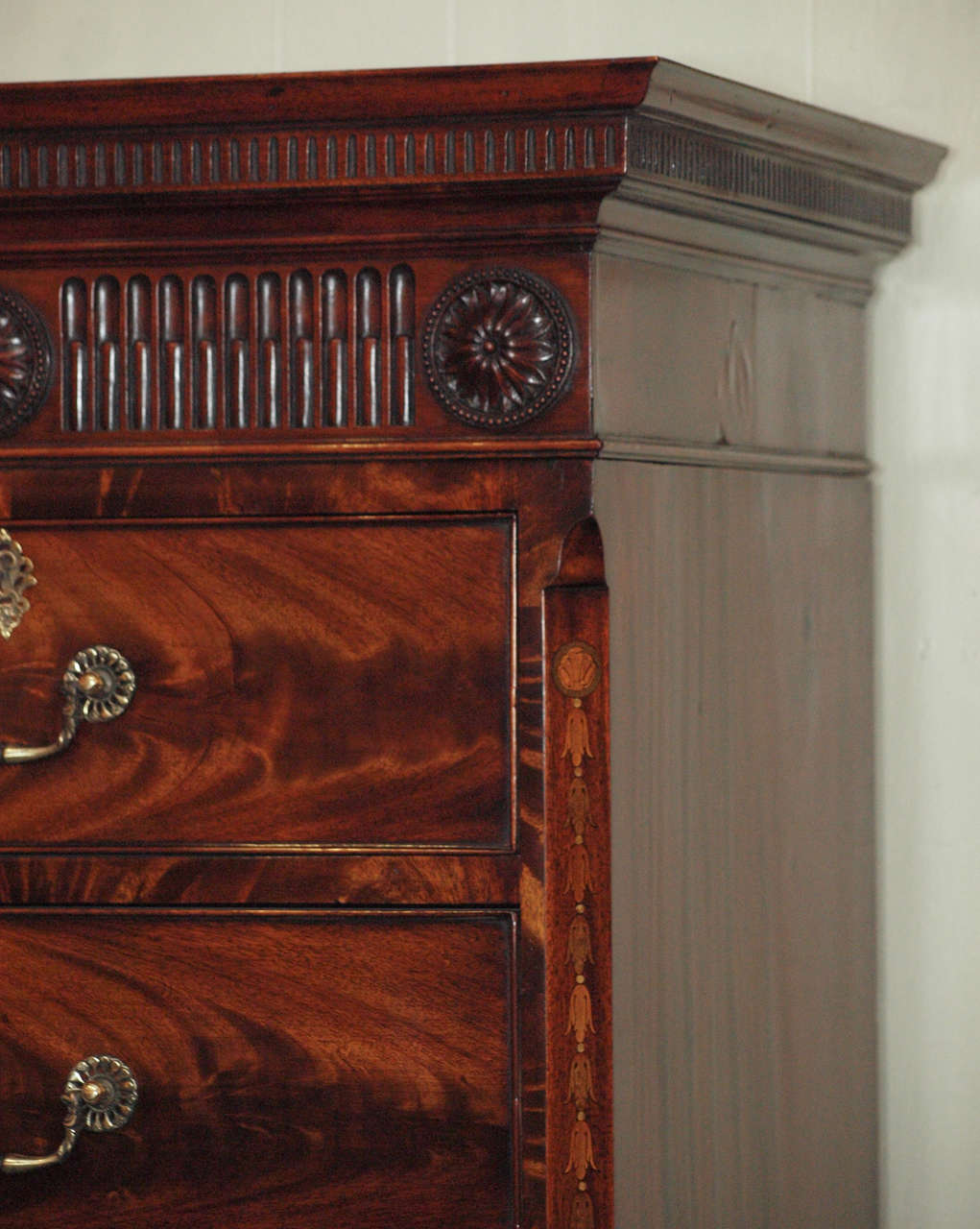 Antique English Chest on Chest 1