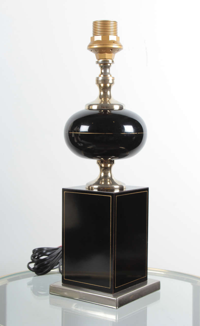 Late 20th Century Barbier Pair of Table Lamps For Sale