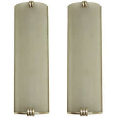 Pair of Genet et Michon Sconces