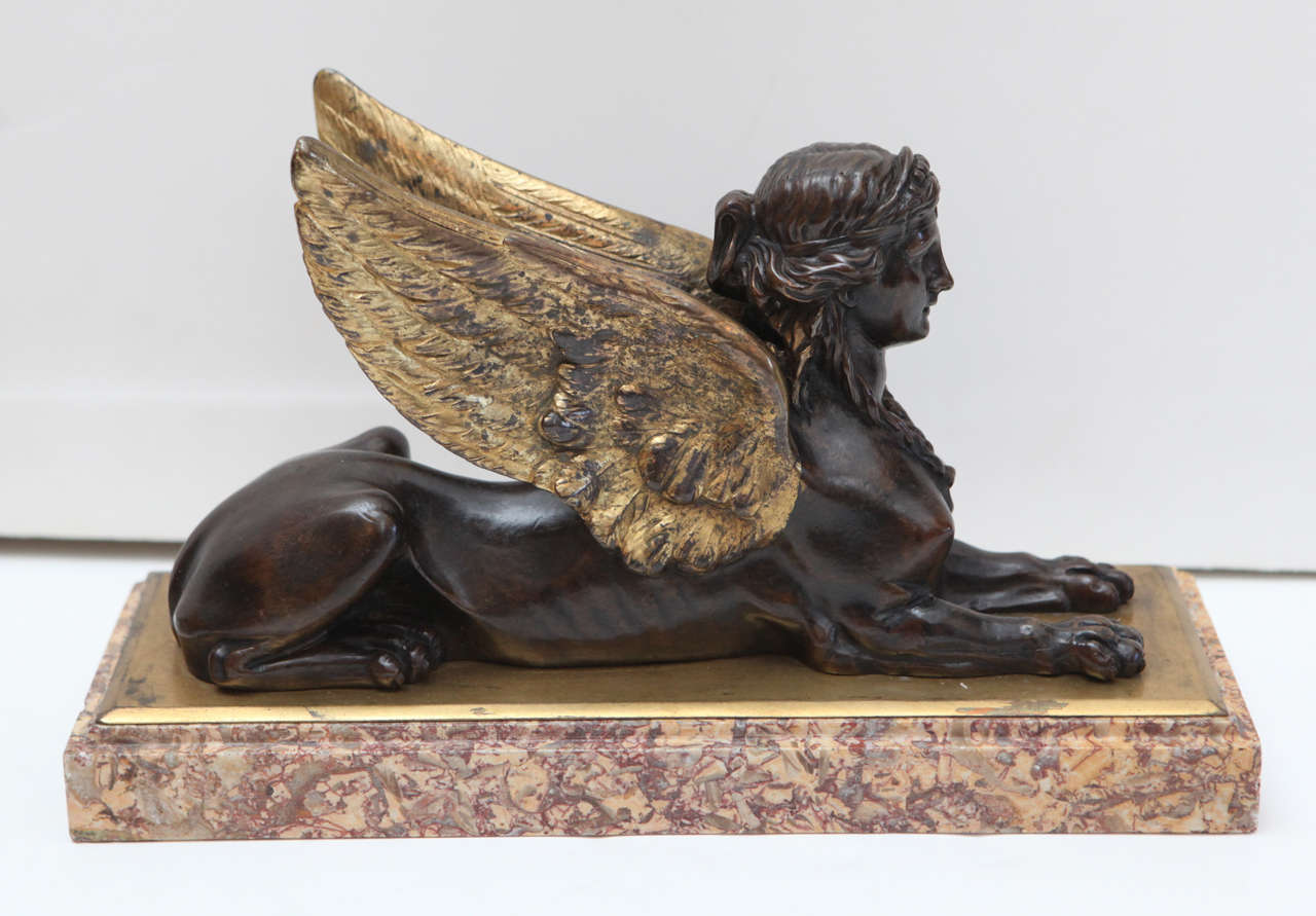19th Century, Bronze Sphinx Sculptures For Sale at 1stdibs