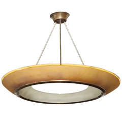 LARGE FONTANA ARTE CHANDELIER MADE in MILAN