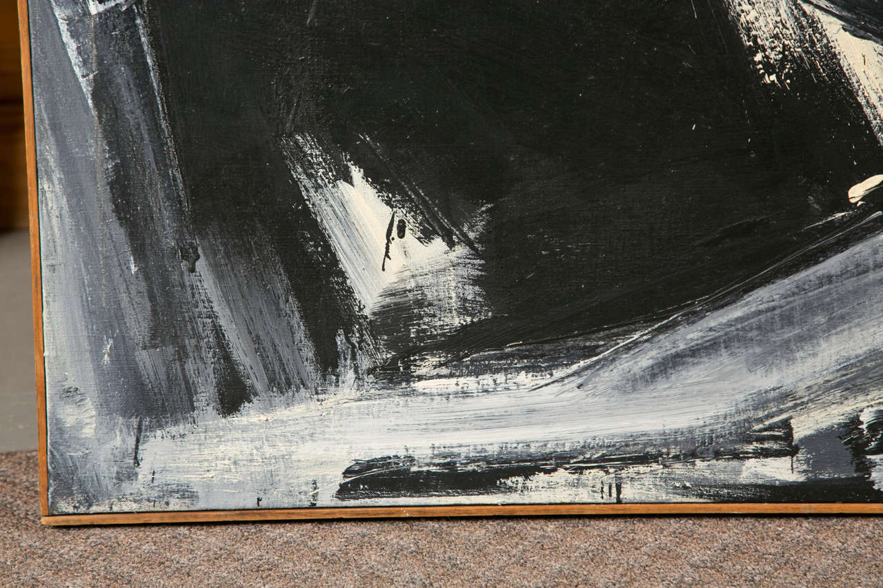 Oil on Canvas by Frank Pearson In Excellent Condition For Sale In Stamford, CT