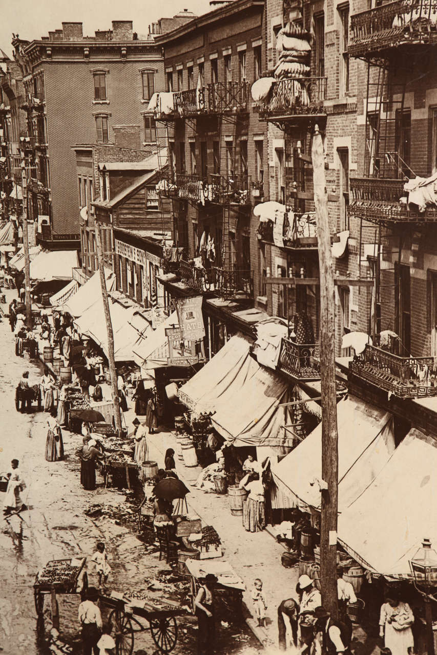 Photograph of Hester Street, Lower East Side, 1901 For Sale 4