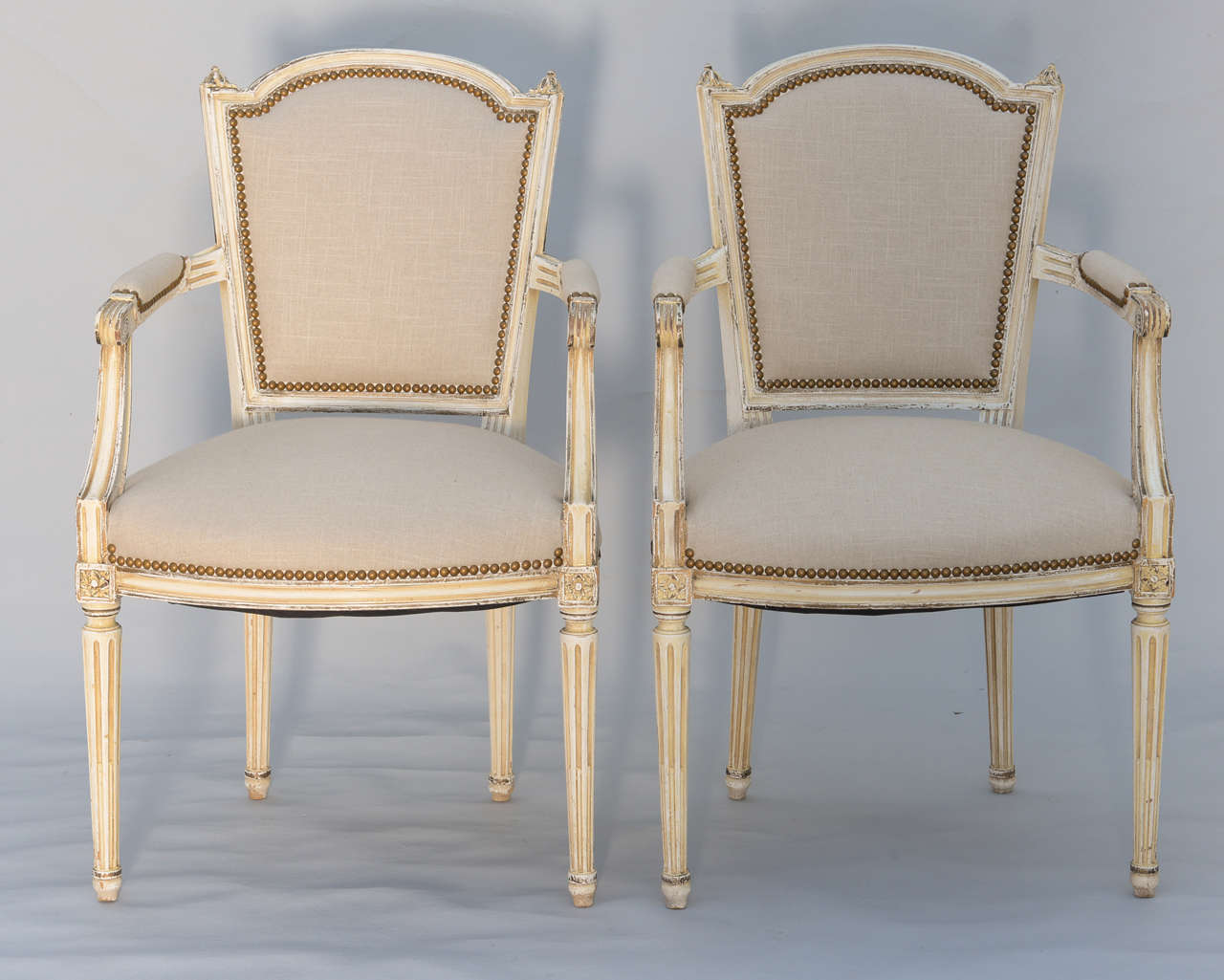Set of Six French Dining Room Louis XVI Chairs In Excellent Condition In West Palm Beach, FL