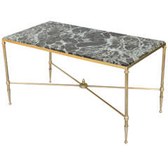 Jansen Coffee Table with Marble Top