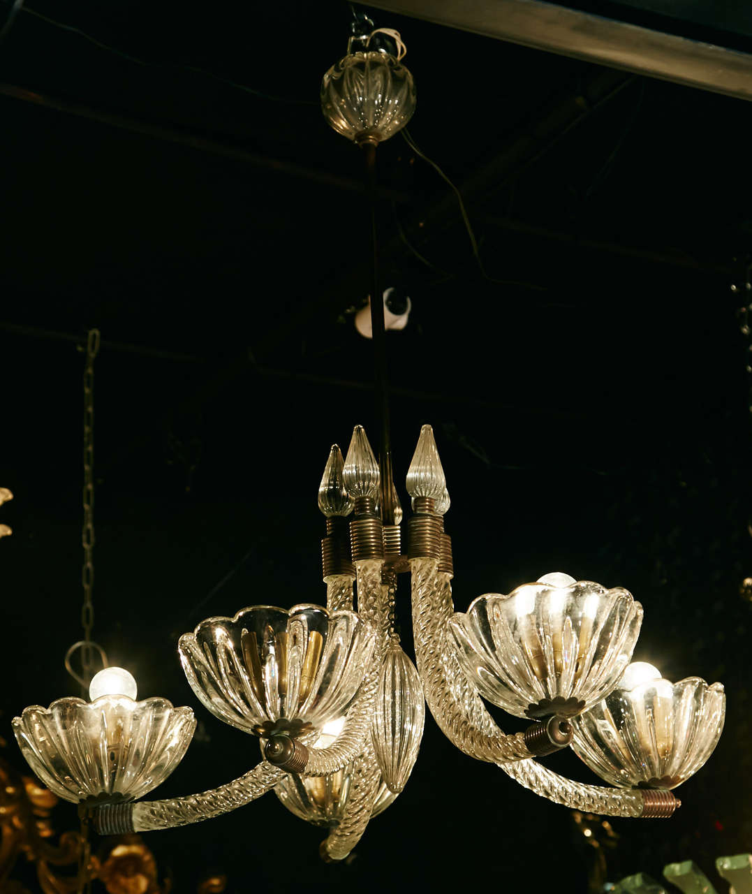 Murano Barovier Chandelier, 1940's