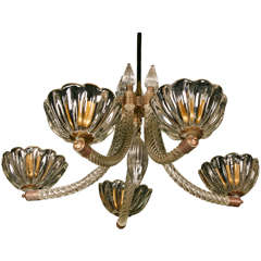 Murano Barovier Chandelier, 1940's
