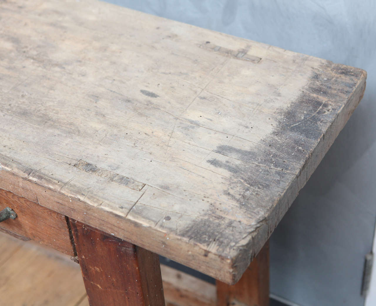 British c.1900 English Carpenter's Work Bench