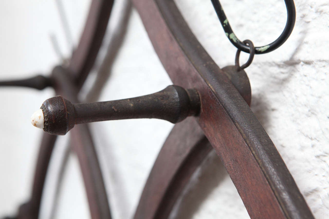 Victorian Shaped Large Adjustable Folding Hat Rack