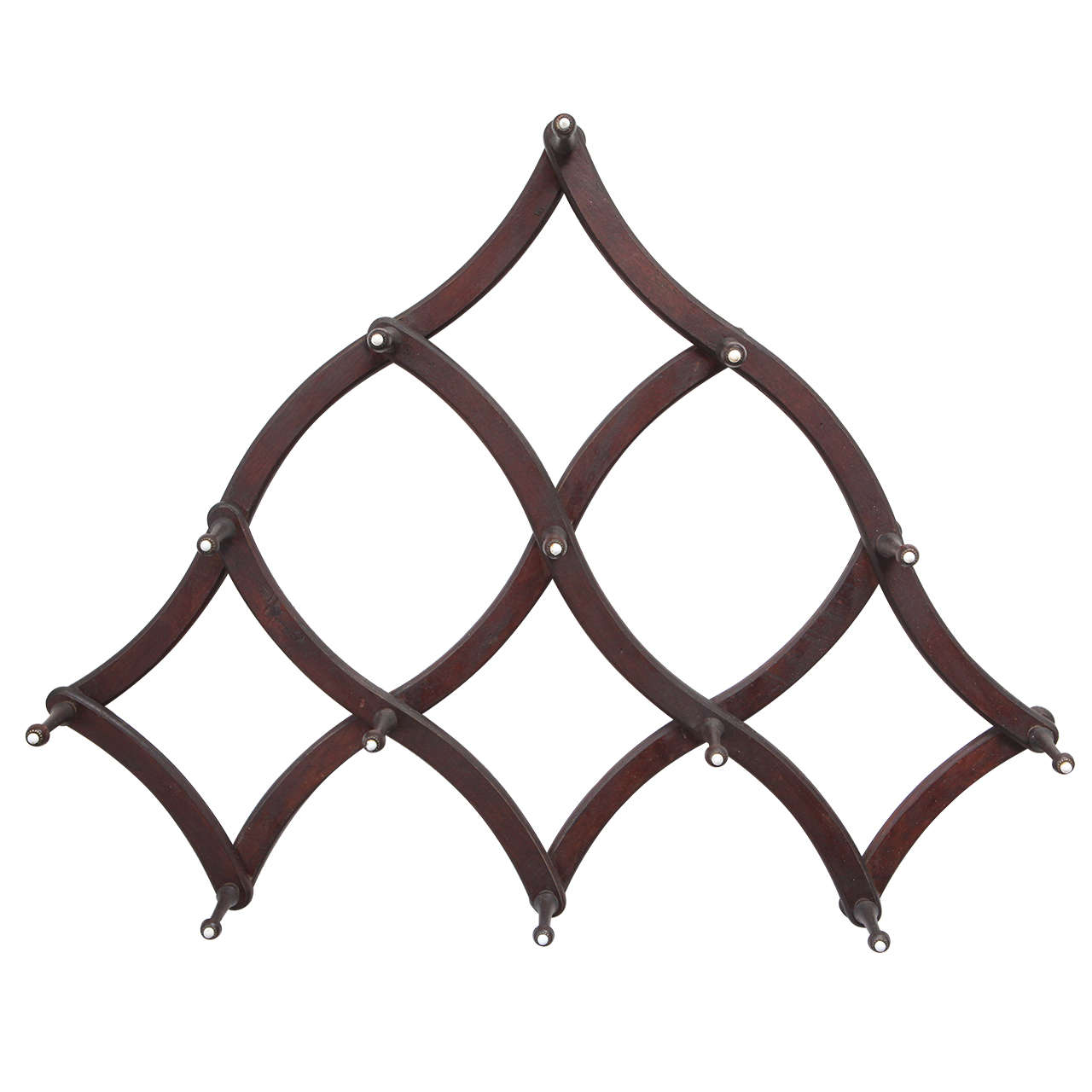 Shaped Large Adjustable Folding Hat Rack