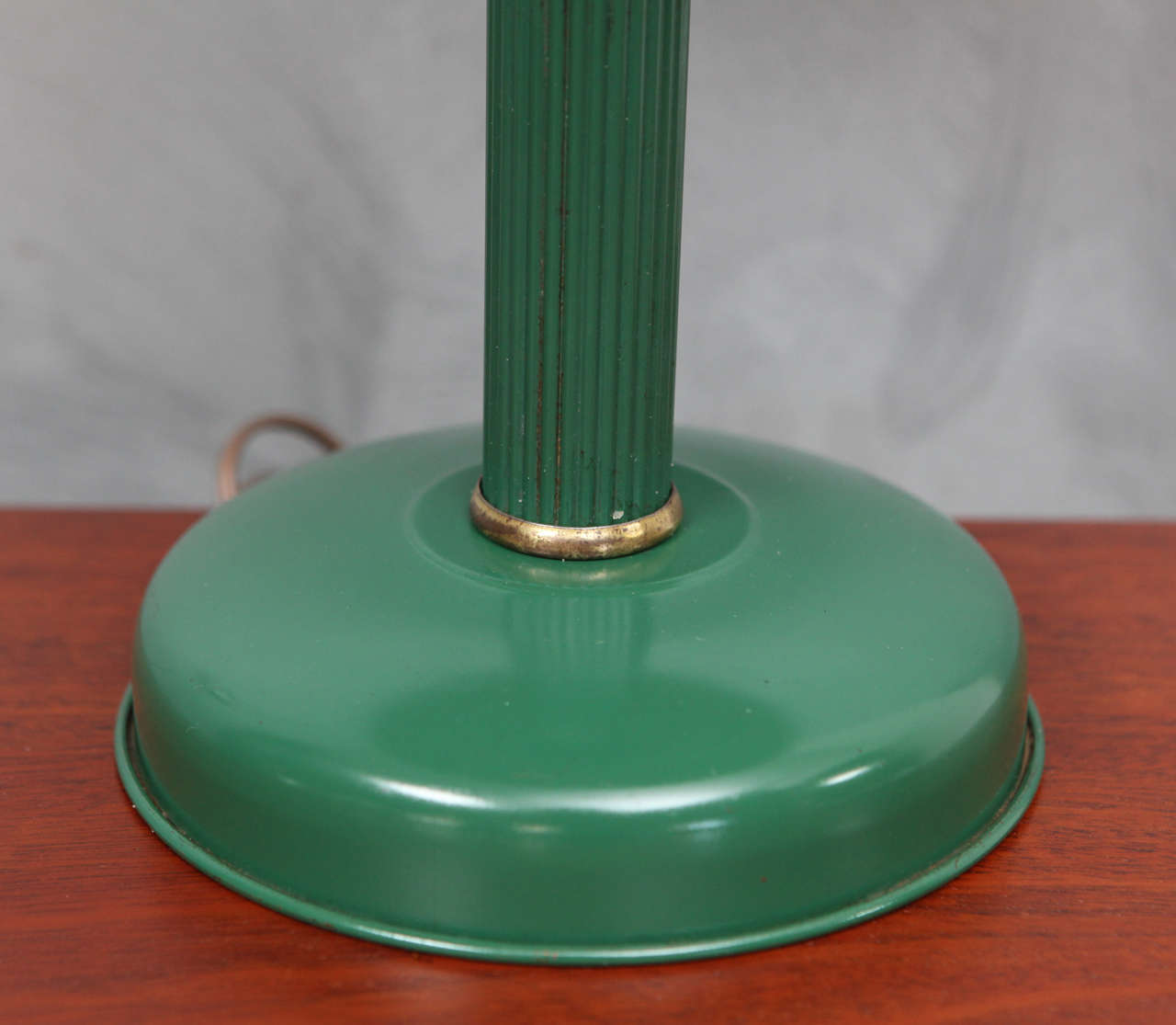 Art Deco Painted Metal Desk Lamp