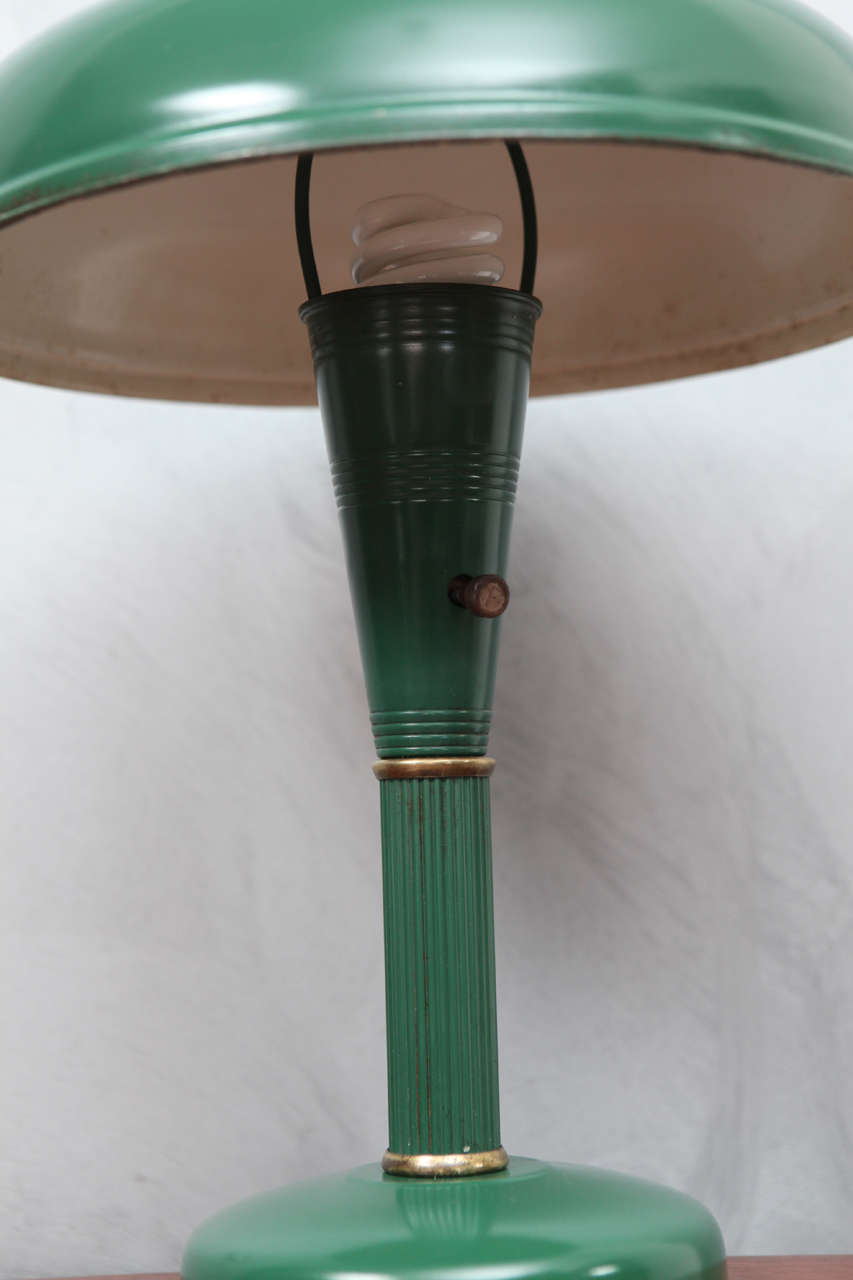 Mid-20th Century Painted Metal Desk Lamp