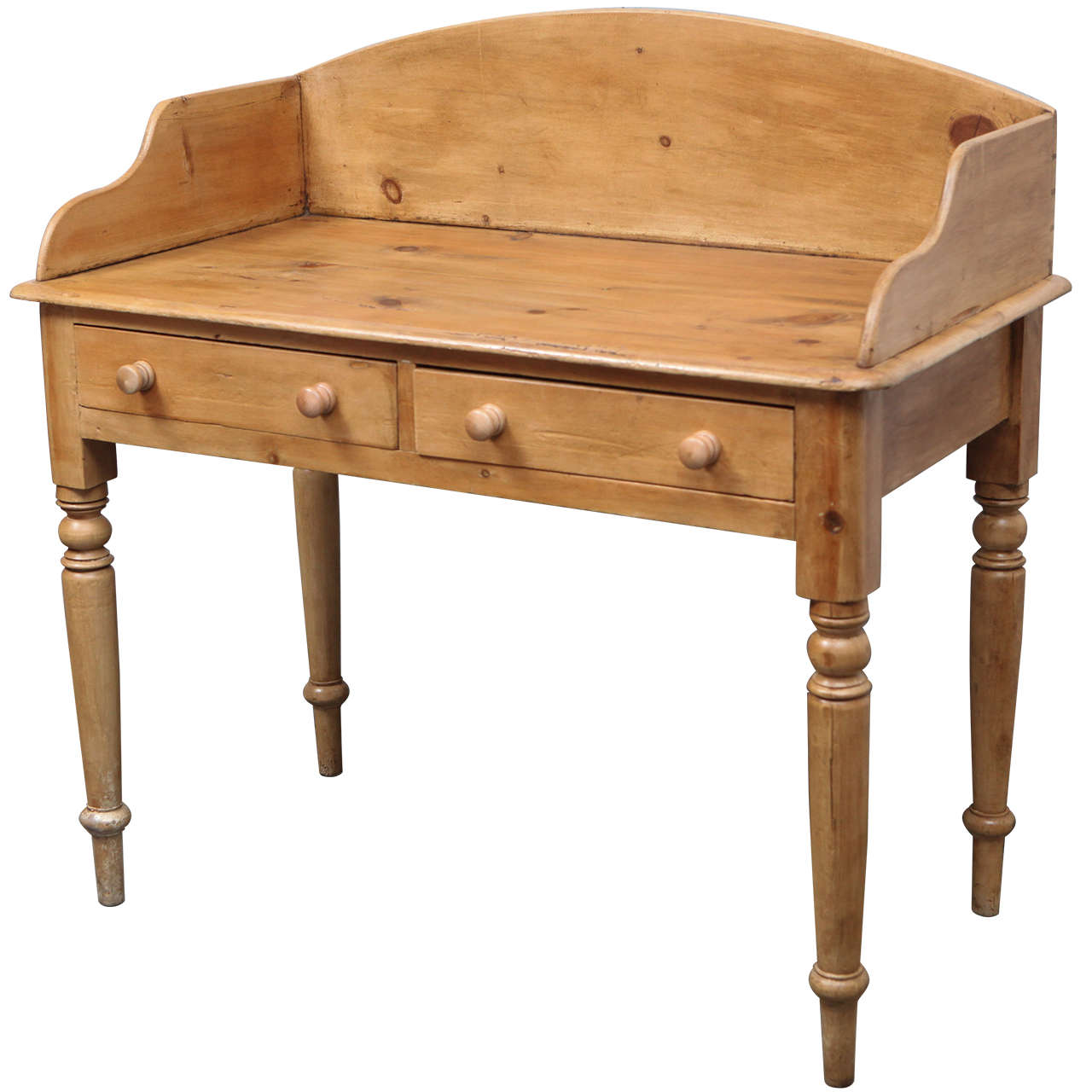 1850's English Pine Wash Stand/Desk/Writing Table