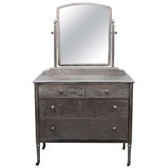 Vintage 1930's Simmons Furniture Chest of Drawers w/Mirror