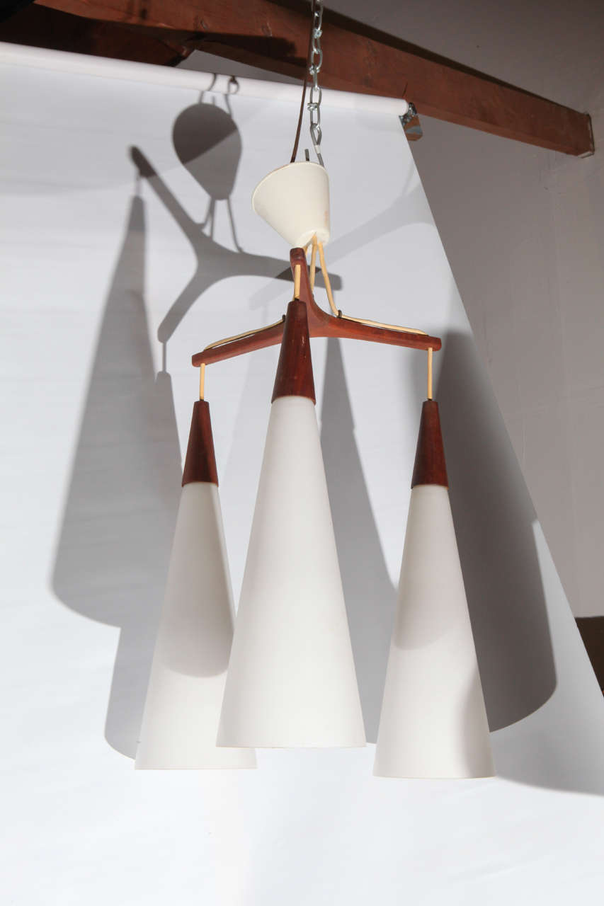 Mid-Century Modern Danish Hanging Light at 1stdibs