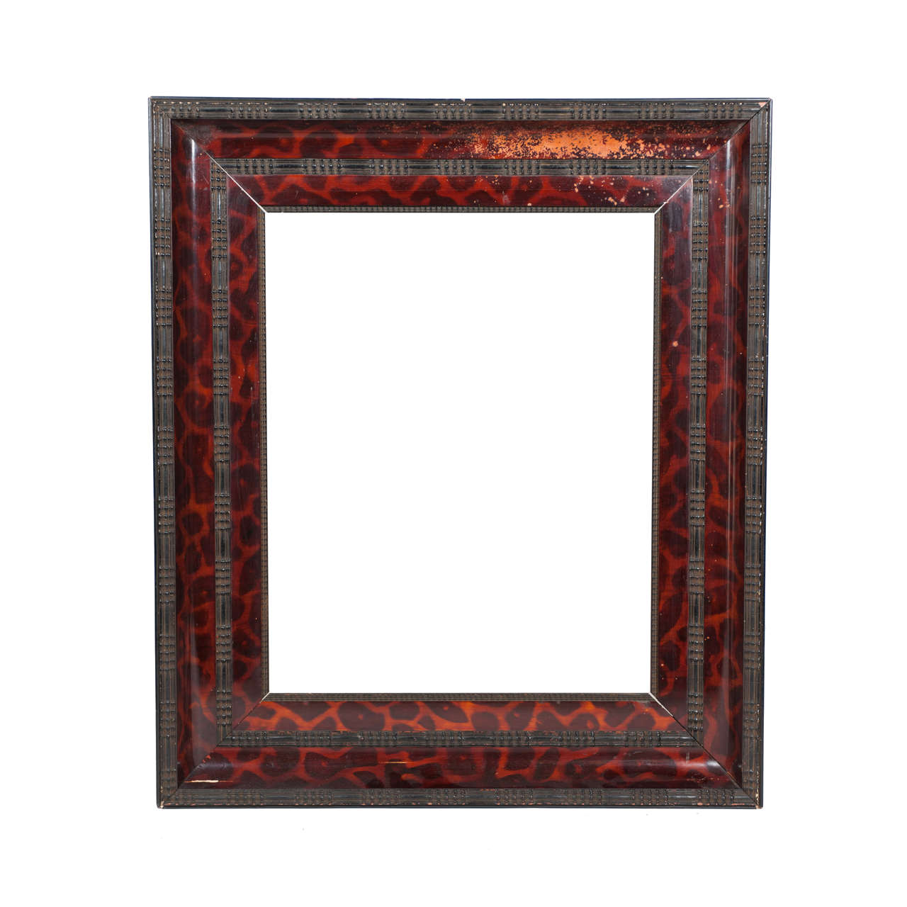 20th Century Leopard print Wood Frame For Sale
