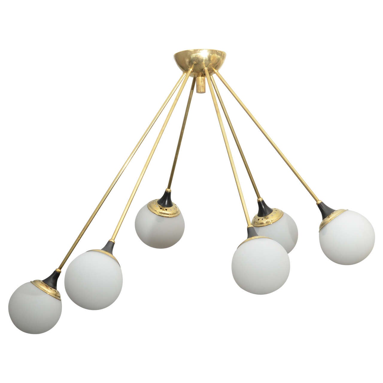 Italian Brass Chandelier