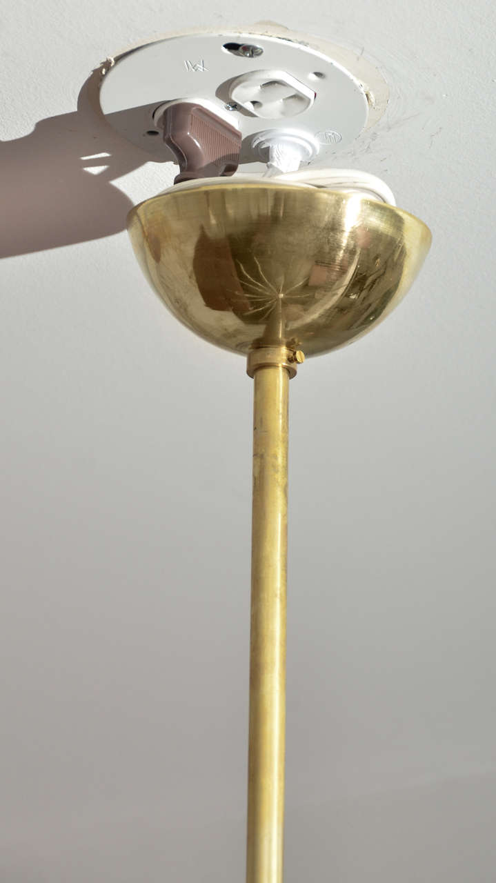 Italian Brass Sputnik Chandelier In Excellent Condition In Sag Harbor, NY