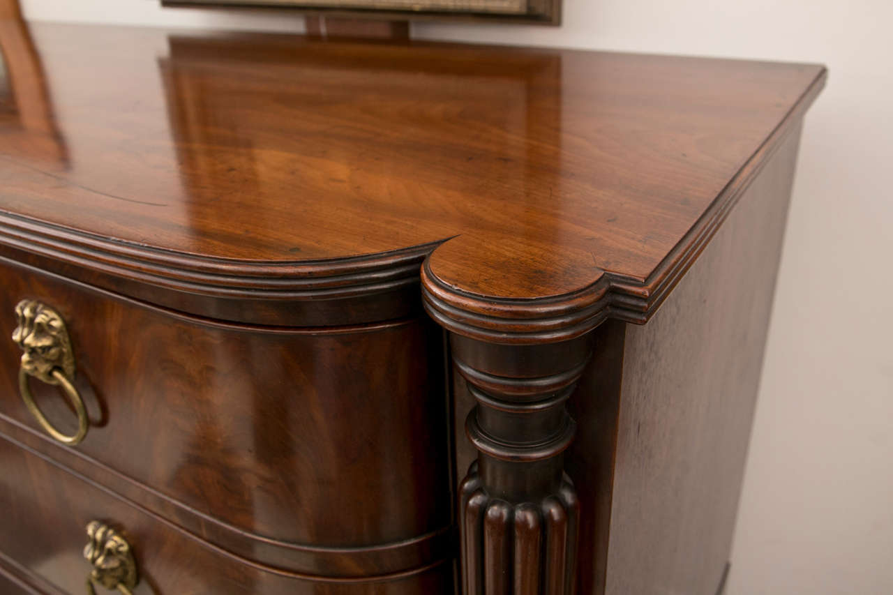 Large Scottish Mahogany Chest of Drawers 1