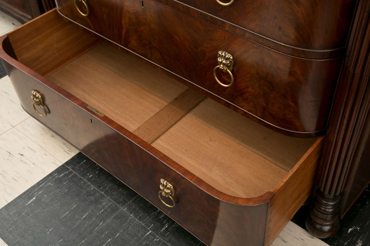 Large Scottish Mahogany Chest of Drawers 3
