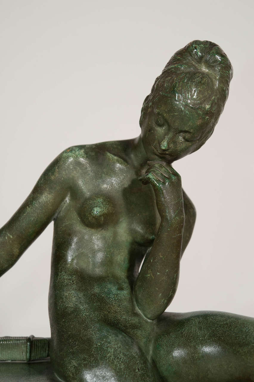 Ary Bitter Amazone Bronze Sculpture In Good Condition In Toronto, ON