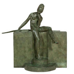 Ary Bitter Amazone Bronze Sculpture