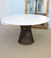 Warren Platner Marble top Dinning Table  for Knoll