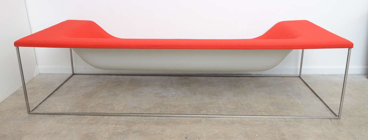 Minimalist Sculptural Sofa by Renown Designer Jean Marie Massaud for Capellini 3