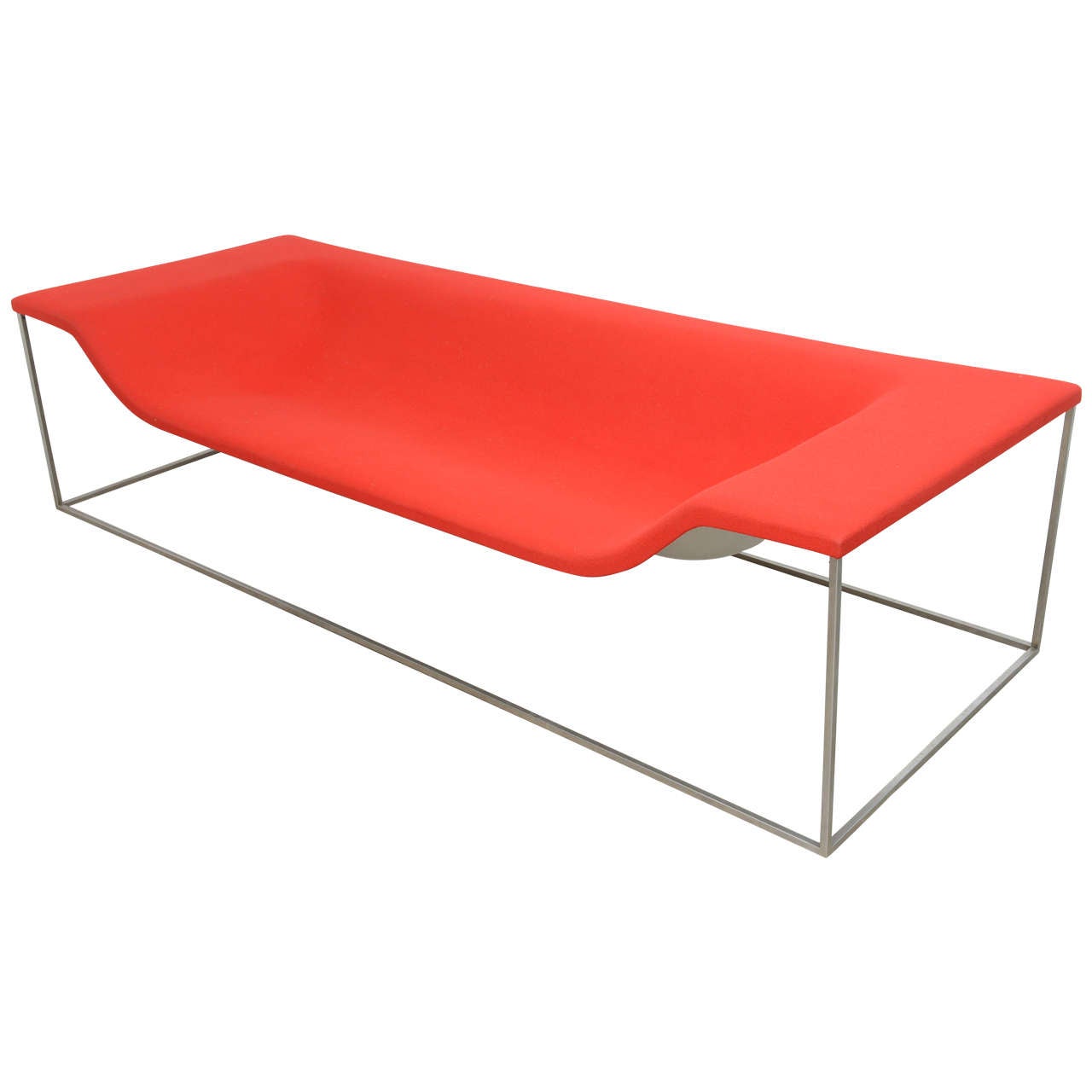 Minimalist Sculptural Sofa by Renown Designer Jean Marie Massaud for Capellini