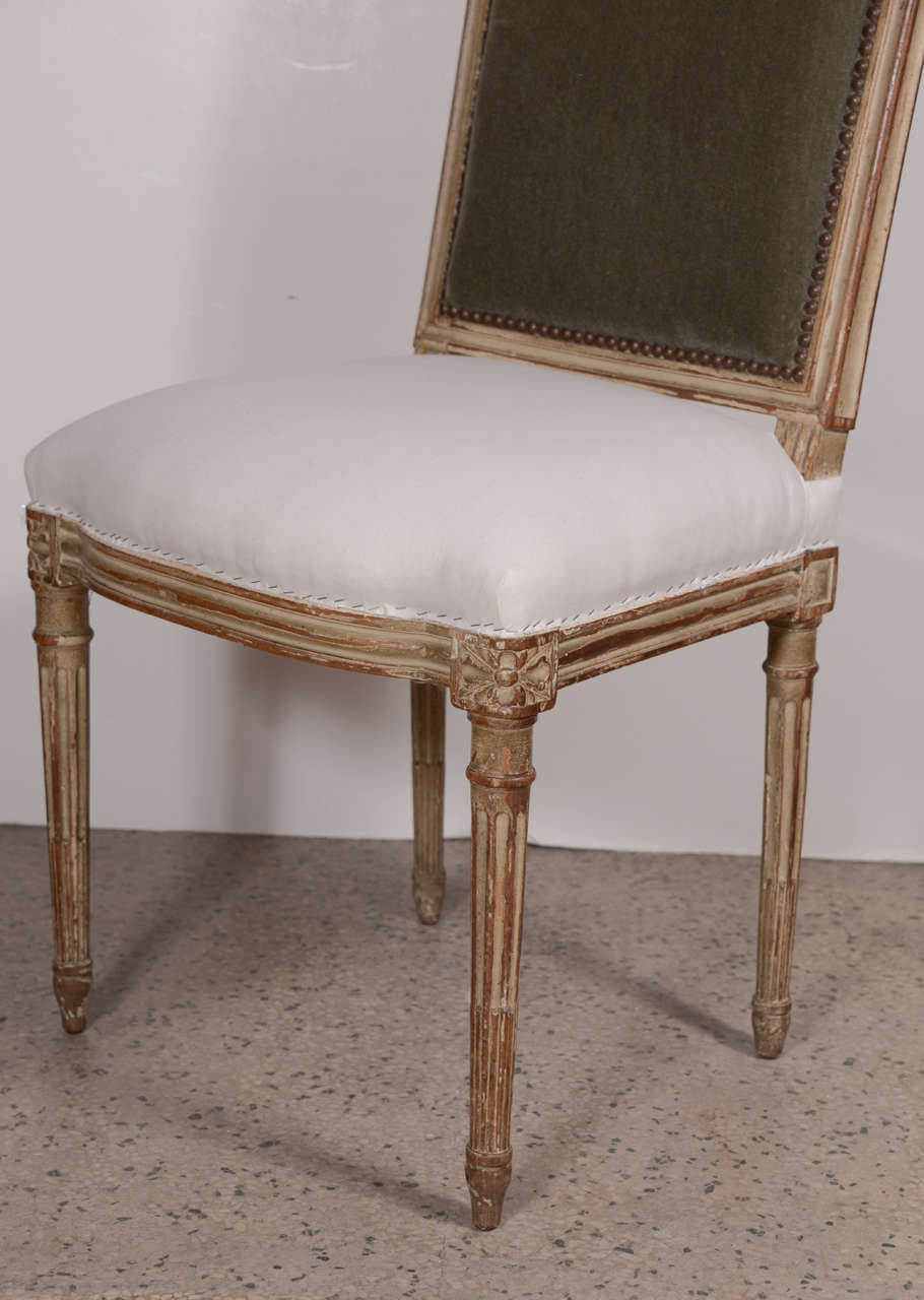 19th Century Set of Six Louis XVI Dining Chairs