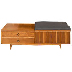 Vintage Lane Bench and Chest of Drawers in Walnut
