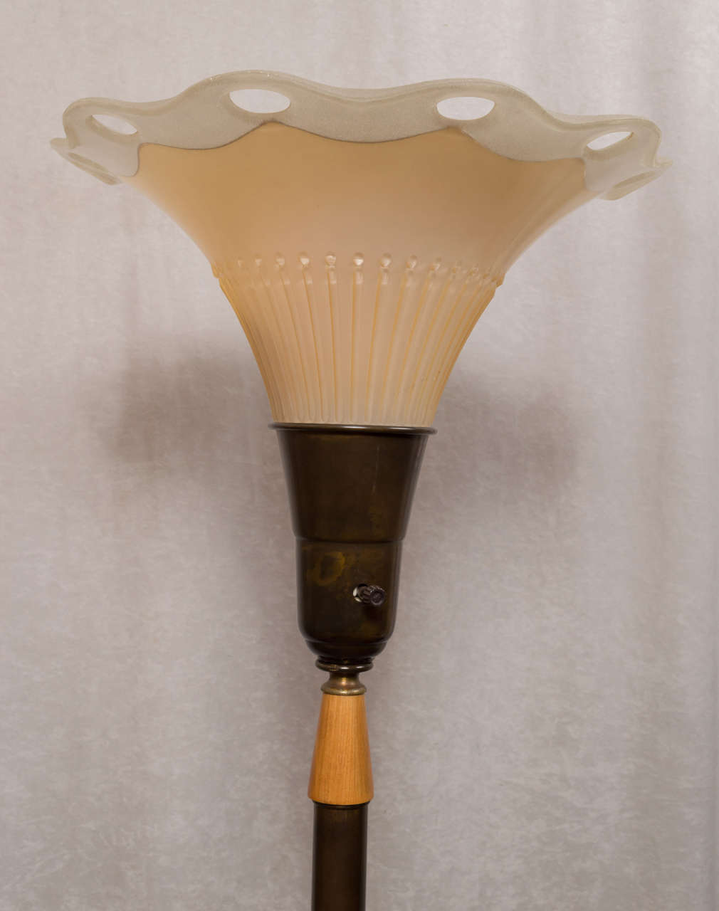 mid century torchiere floor lamp