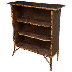 Beautiful 19th c. English Bamboo Bookcase