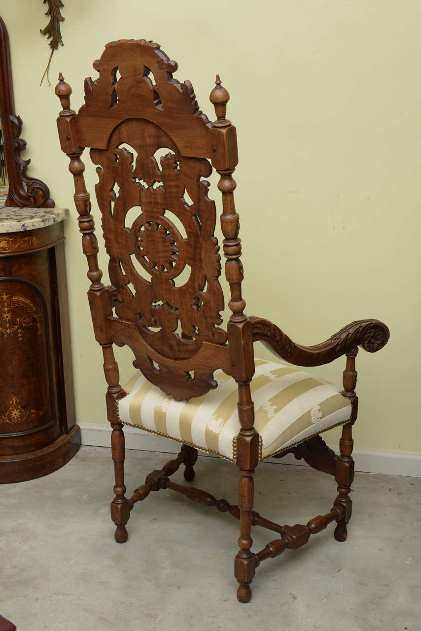 19th Century French Carved Armchair 2