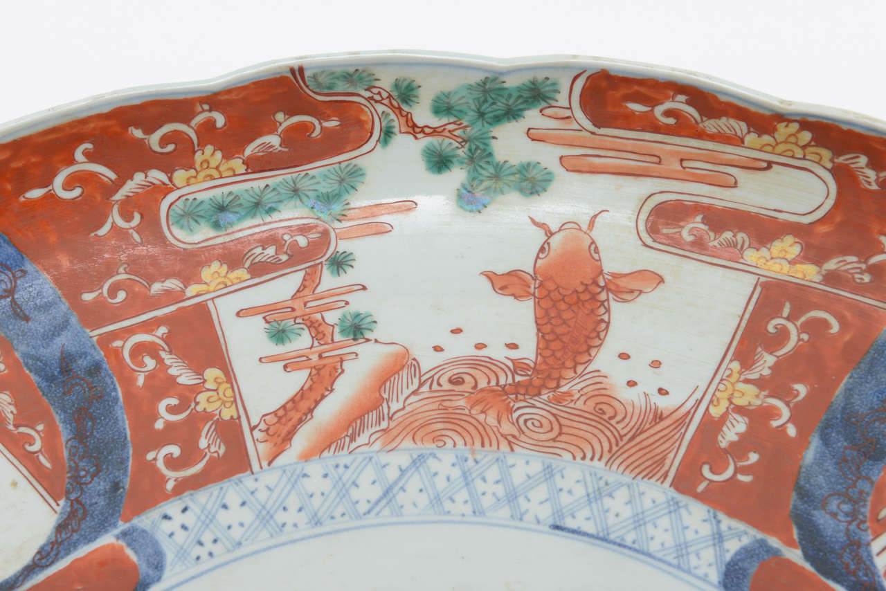 Mid-20th Century Large Circa 1940's Imari Porcelain Charger