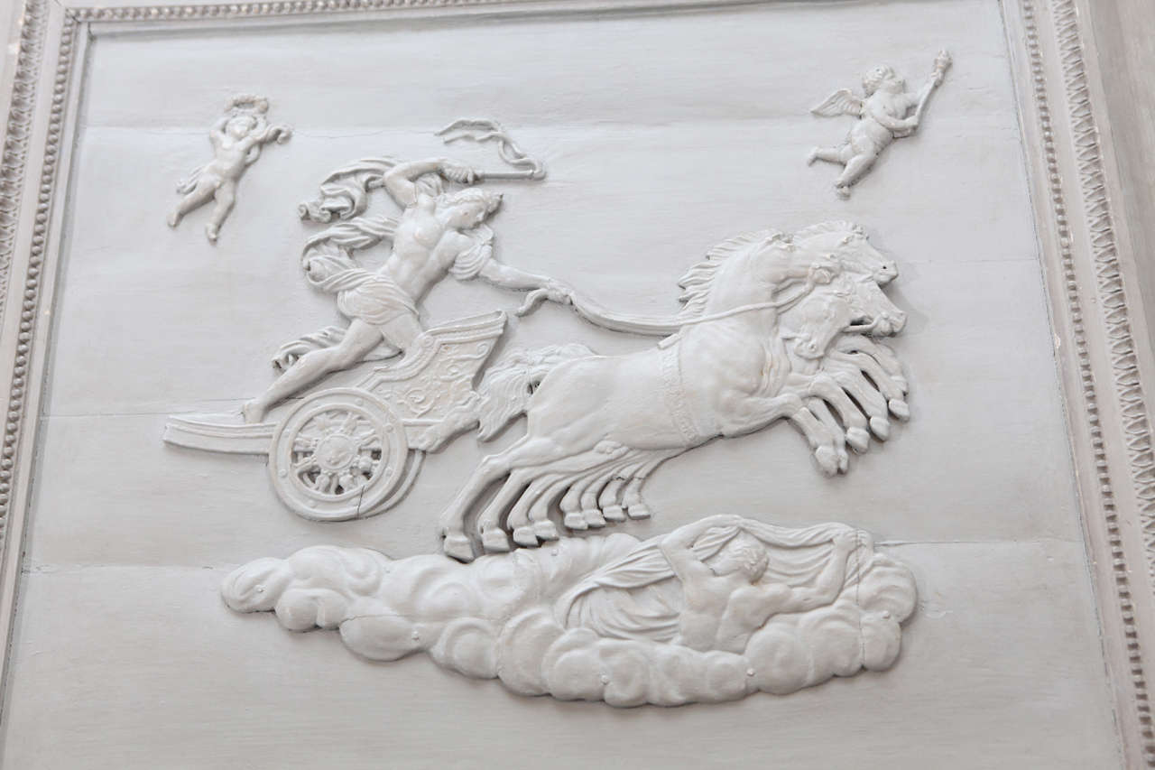19th Century Swedish Trumeau Neoclassical Frieze For Sale 2