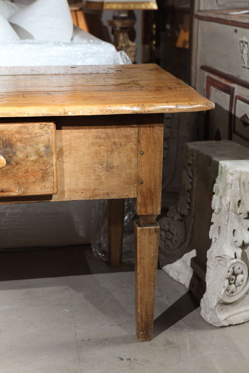 Aesthetic Movement Continental Solid Wood Table 19th Century For Sale